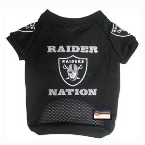 NFL Oakland Raiders Dog Jersey, Official Team Pet Wear, Size: Small- NWT
